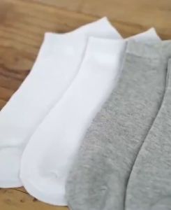 Paket 12 Pasang Kaos Kaki Pendek Semata Kaki Warna Putih Polos Pria Wanita Dewasa AllSize 37-43