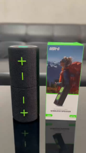 ลำโพงบลูทูธ รุ่น GD-129 มีสายหิ้วพกพาง่าย สามารถเปิด-ปิดลำโพงได้2 รองรับ TF USB P.M.P.O 100W เสียงดีเบสแน่น กำลังขับ12W ลำโพงยอดฮิต ความจุแบตเตอรี่1200mAhx2