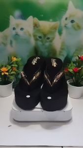 Sandal Wedges Jepit 11 cm New Trend Cantika Terbaru 2024