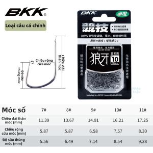 Mũi Kính Cá Chép Không Móc Thép Carbon