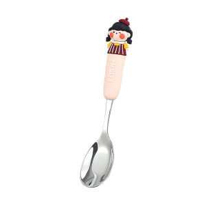 Food Grade 316 Stainless Steel Cute Baby Spoon High Aesthetic Value Soup Spoon Personal Use Supplementary Food Spoon