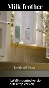 Mini Hand Mixer Electric Milk Frother Coffee Maker Stainless Blender Juice Whisk Drill Blender