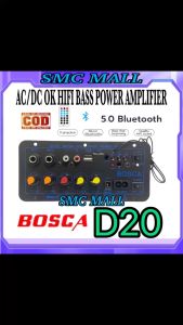 BOSCA D20 OK HIFI BASS POWER AMPLIFIER Board AC 220V DC 12V/24V Car Bluetooth 5.0 Amplifier Board High Quality