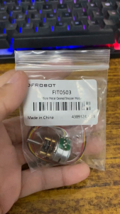 Circuitrocks Micro Metal Geared Stepper Motor-12V 0-6kg-cm for Arduino ESP32 Robotics STEM