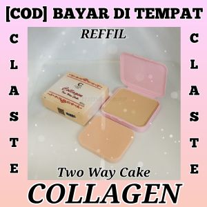 [CLASTE] REFFIL/ TWO WAY CAKE/ COLLAGEN/ BEDAK COLLAGEN