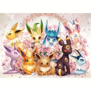 1000pcs Jigsaw Puzzle Anime Pikachu Pokémon Puzzle Perfect for DIY Creative Fun with FamilyGift ,teasing Toy