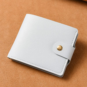 Ví Da Ngắn Cho Nữ 2025 Ví Đa Năng Có Thể Gập Lại Nhỏ Gọn Ví Đựng Thẻ Mini Nhẹ Ví Da PVC Có Khóa Kéo