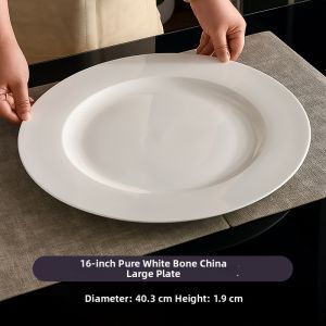 Large Deep Ceramic Plate