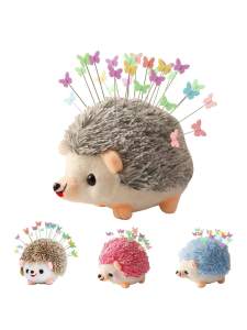 1 Pcs Hedgehog Shape Pin Cushion Cute Pincushions Lovely Needle Cushions Pins Holder Sewing Accessories Supplies for Quilting