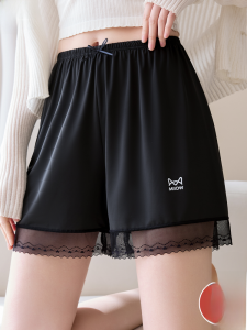 MiiOW | Quần an toàn Ice Silk dáng rộng mỏng mùa hè cho nữ Quần short mặc nhà Quần bó sát thường ngày Quần bó sát mỏng mùa hè