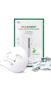 Dr.G Red Blemish Cool Soothing Mask 積雪草舒緩修護去紅冰感面膜 1 Box/1 Pcs