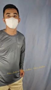 Áo thun nam Dài Tay (ép Sports)  áo thun nam giữ nhiệt chất thun poly lạnh co giản 2 chiều adam1995@