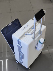 Business Travel Suitcase Front Opening Multi-Functional Pull Rod 18 Inch 20 Boarding Box Small Travel Box 24 Inch for Men And Women