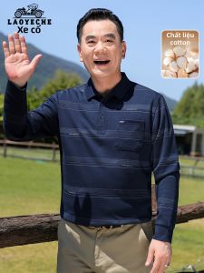 LAOYECHE | Áo Thun Dài Tay Cotton Nam Mùa Xuân