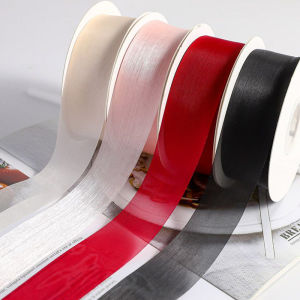 4cm 20Yards Sparkling Ribbon Snow Yarn Ribbon Hair Clip DIY Gift Box Flower Bundle Packaging Handmade Material