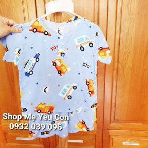 Bộ đùi bé trai Size 9 (22-23kg) Tole/lanh 2 da loại 1 mát rượi. Được chọn mẫu. Có 2 nút cài trước cổ