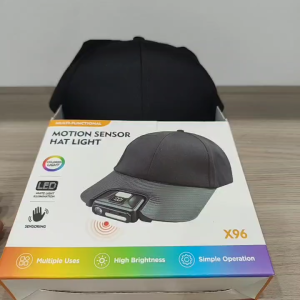Mũ Kiêm Đèn Pin Siêu Sáng FX 926 Đa Năng Tiện Lợi Có Sáng RGB Và Cảm Biến Tắt Không Chạm Kháng Nước Tốt