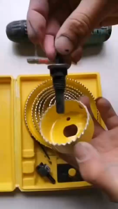 16 pcs Woodworking Hole Saw Cutting Set Kit Drilling Tool Wood Metal Cutter 19-127mm Mandrels Saws Core Drill Bits