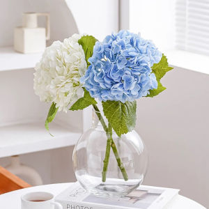 1/3Pcs 58CM Artificial Hydrangea Flowers Silk Bouquet Realistic Colorful Wedding Home Party Living Room Decor
