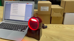Desktop Barcode Scanner 1D 2D Hands-free Omni-directional Wired Barcode