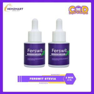Ferswit Pemanis Alami Gula Stevia Tetes Paket 2 Botol