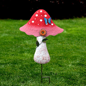 Outdoor Garden Courtyard Decorative Windmill Rotating Iron Art Small Yard Landscape Placement Home Decorative Accessories