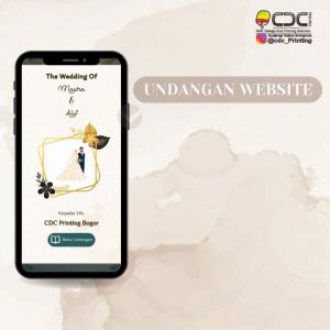 UNDANGAN PERNIKAHAN DIGITAL WEBSITE CANTIK ELEGAN DAN UNIK