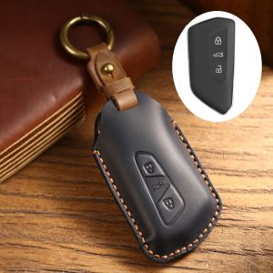 Genuine Leather Key Cover Key Holder for Men Suitable for ID3 ID6X ID4 Golf 8 Lingdu Tuang X Lanjing Xun Car Interior Accessories