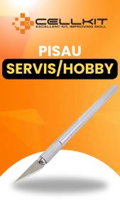 Refill Knife Art Pen Cutter Pisau Hobby CELLKIT - 5 Tipe 0104111617 (Isi 10pcs)