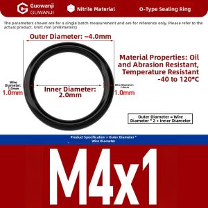 GUWANJI | Nitrile O-Ring Waterproof Oil-Resistant Heat-Resistant