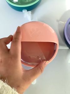 Puppy Nipple Milk Feeder with Four Nipples Bionic Self Feeding Device Bowl Choke Prevention