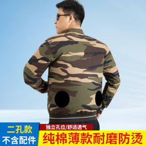 Áo Thun Cotton Nguyên Chất Mùa Hè Có Quạt Làm Mát Cho Nam Và Nữ Bảo Hộ Lao Động Chống Nhiệt Chống Thấm Điện Chống Mài Mòn