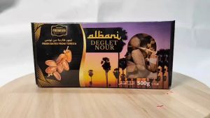 Kurma Albani Deglet Nour Fresh Dates Tunisia 500g / Kurma Tunisia Kering / Kurma Tunisia Tangkai /ALELAL STORE