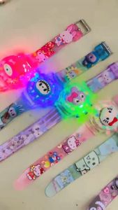 Jam Tangan Anak Karakter Sanrio Labubu Lengkap Spin Lampu dan Musik Untuk Anak Yang Penuh Imajinasi