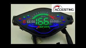 Full LCD Led Digital Speedo meterOdemeter Meter Tachometer Gauge Digital Meter For Honda Wave 100 100r 110r