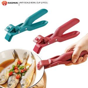 2 pcs. Anti-Scald Bowl ClipSilicone Insulation Clip Non-Slip Tongs