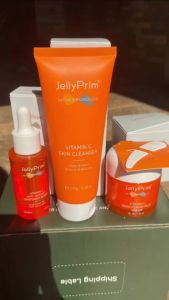 Welcome hereJellyPrim Vitamin C Whitening Facial Moisturizer Melasma Dark Spots Remover Niacinamide Skincare Set