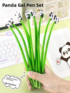 Gimue | Cute Panda Design Gel Pen 0.5mm Black Student Creative Stationery