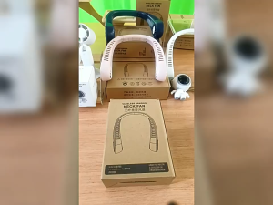 [Available] New neck fan portable bladeless cooling 5-speed wind 2000mAh hanging neck mini shoulder fan
