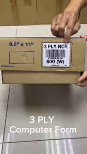 AAA Form 3ply WWW NCR Computer Form FULL BOX ( ALL WHITE ) 500 FANS / Dot Matrix Printer Paper / Computer Paper 3 Layer