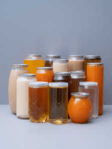 Cans Milky Tea Cup Empty Jar Beverage Bottle Sealing Plastic Tank Disposable Pet Sealed Commercial Custom Pattern