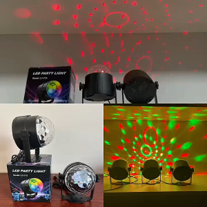 Lampu Parti Disko Bola LED Strob Mentol Diaktifkan Bunyi Lampu Tarian Bar Lampu Parti Pentas DJ