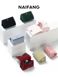 Portable Travelti Jewelry Box Earring Necklace Ring Organizer Bag Premium Storage Case Versatile Fashion Accessories Storage