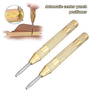 5 Inch Automatic Center Pin Punch Pen Spring Loaded Marking Starting Holes Wood Working Tools Drill