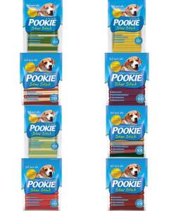 PC-910 Pookie Star Stick ขนมขัดฟัน ให้รางวัล สำหรับสุนัข ขนาด 500กรัม x 1 ถุง