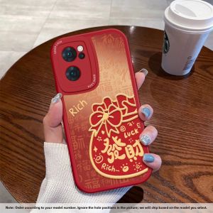NAZHIMING | Fortune Gourd Chinese Style New Year Phone Case Soft Shockproof Full Protection