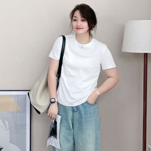 Loose Fit round Neck Short Sleeve Womens T-Shirt plus Size Comfortable Base Layer Top for Spring Summer Casual Commute