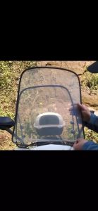 Motorcycle Windshield Extension Spoiler Windshield Widened Edging Wind Deflector for Universal Motorcycle