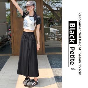 YAYANGREN | American Utility High Waist Slim Fit A-Line Skort for Summer