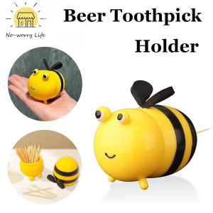 Cute Toothpick Holder Funny Toothpicks Dispenser Home Design Decoration Toothpicks Container for Teeth Cleaning Gifts